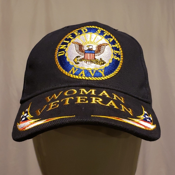 MILITARY U.S. NAVY WOMAN VETERAN Hat - Picture 1 of 5